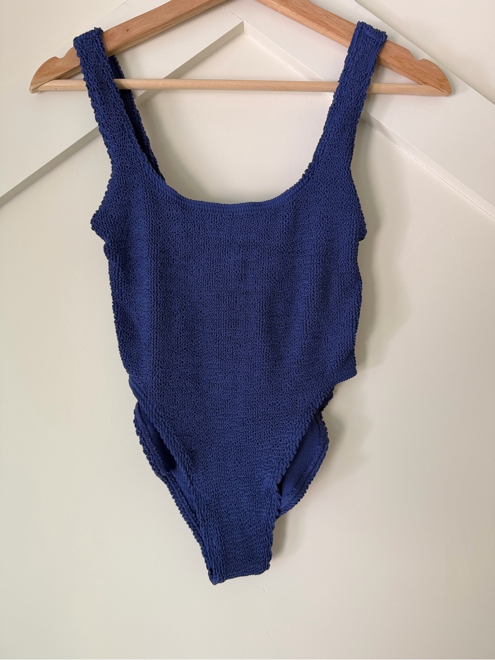 New Bond-eye Swim Madison One piece Swimsuit Sapphire Color NWT Ribbed One Size